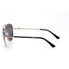 Cонцезахисні окуляри для водіїв авіатор 11071 золоті з чорною лінзою 