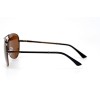 Водительские сонцезащитные очки авиатор 11073 коричневые с коричневой линзой 