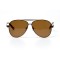 Водительские сонцезащитные очки авиатор 11088 коричневые с коричневой линзой . Photo 2