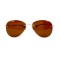 Водительские сонцезащитные очки авиатор 12093 серебряные с коричневой линзой . Photo 2