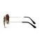 Водительские сонцезащитные очки авиатор 12095 серебрянные с коричневой линзой . Photo 3