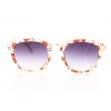 Детские сонцезащитные очки 8129 коричневые с фиолетовой линзой 