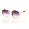Дитячі сонцезахисні окуляри 8129 коричневі з фіолетовою лінзою . Photo 1