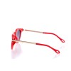 Дитячі сонцезахисні окуляри 10450 червоні з фіолетовою лінзою 