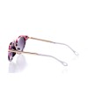 Дитячі сонцезахисні окуляри 10455 принт з фіолетовою лінзою 