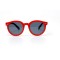 Дитячі сонцезахисні окуляри 10727 червоні з чорною лінзою . Photo 2