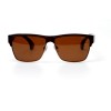 Мужские сонцезащитные очки 10928 коричневые с коричневой линзой 
