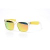 Дитячі сонцезахисні окуляри 11030 прозорі з жовтою лінзою 