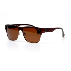 Мужские сонцезащитные очки 10929 коричневые с коричневой линзой 