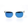 Дитячі сонцезахисні окуляри 11032 прозорі з синьою лінзою 