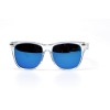 Дитячі сонцезахисні окуляри 11044 прозорі з синьою лінзою 