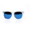 Дитячі сонцезахисні окуляри 11044 прозорі з синьою лінзою . Photo 2