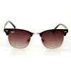 Ray Ban Clubmasters сонцезащитные очки 9288 бронзовые с коричневой линзой 