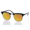 Ray Ban Clubmasters сонцезахисні окуляри 10410 чорні з помаранчевою лінзою 