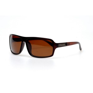 Мужские сонцезащитные очки 10931 коричневые с коричневой линзой 