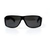Мужские сонцезащитные очки 10939 чёрные с чёрной линзой 