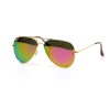 Ray Ban Aviator (капли) сонцезащитные очки 10659 золотой с зелёнойлинзой 