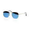 Ray Ban Aviator (каплі) сонцезахисні окуляри 10663 золоті з синьоюлінзою 
