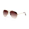 Ray Ban Aviator (каплі) сонцезахисні окуляри 10673 золоті з коричневоюлінзою 