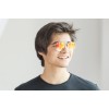 Ray Ban Metal (круглі) сонцезахисні окуляри 8471 срібні з помаранчевоюлінзою 