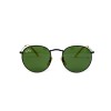 Ray Ban Metal (круглі) сонцезахисні окуляри 12449 чорні з зеленоюлінзою 