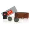 Ray Ban Metal (круглі) сонцезахисні окуляри 12450 золоті з чорноюлінзою 