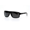 Мужские сонцезащитные очки 10943 чёрные с чёрной линзой 