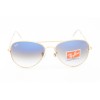 Ray Ban Original сонцезахисні окуляри 3825 золоті з блакитною лінзою 