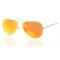 Ray Ban Original сонцезахисні окуляри 7554 золоті з помаранчевою лінзою . Photo 2