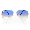 Ray Ban Original сонцезахисні окуляри 8279 срібні з блакитною лінзою 