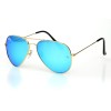 Ray Ban Original сонцезахисні окуляри 9297 золоті з синьою лінзою 