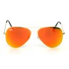 Ray Ban Original сонцезахисні окуляри 9303 золоті з помаранчевою лінзою 