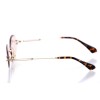Іміджеві сонцезахисні окуляри 10093 золоті з бежевою лінзою 