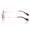 Имиджевые сонцезащитные очки 10093 золотые с бежевой линзой . Photo 3