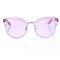 Имиджевые сонцезащитные очки 10318 фиолетовые с фиолетовой линзой . Photo 2