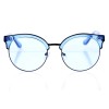 Іміджеві сонцезахисні окуляри 10320 сині з синьою лінзою 