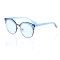 Іміджеві сонцезахисні окуляри 10320 сині з синьою лінзою . Photo 1
