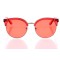 Іміджеві сонцезахисні окуляри 10321 срібні з червоною лінзою . Photo 2