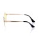 Имиджевые сонцезащитные очки 10325 золотые с зелёной линзой . Photo 3