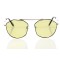 Имиджевые сонцезащитные очки 10337 золотые с жёлтой линзой . Photo 2