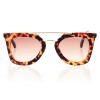 Жіночі сонцезахисні окуляри 6982 коричневі з коричневою лінзою 