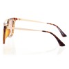 Женские сонцезащитные очки 6982 коричневые с коричневой линзой 