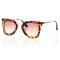 Женские сонцезащитные очки 6982 коричневые с коричневой линзой . Photo 1