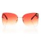 Жіночі сонцезахисні окуляри 7094 коричневі з коричневою лінзою . Photo 2