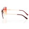 Женские сонцезащитные очки 7094 коричневые с коричневой линзой . Photo 3