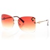 Женские сонцезащитные очки 7094 коричневые с коричневой линзой 