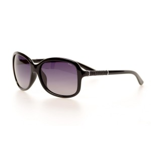 INVU сонцезащитные очки 10611 чёрные с фиолетовой линзой 