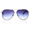 Жіночі сонцезахисні окуляри Краплі 7369 чорні з синьою лінзою . Photo 2