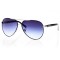 Жіночі сонцезахисні окуляри Краплі 7369 чорні з синьою лінзою . Photo 1