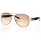 Жіночі сонцезахисні окуляри Краплі 7427 чорні з коричневою лінзою . Photo 1
